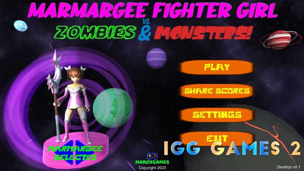 Marmargee Fighter Girl vs. Zombies & Monsters! PC Game Free Download EZ